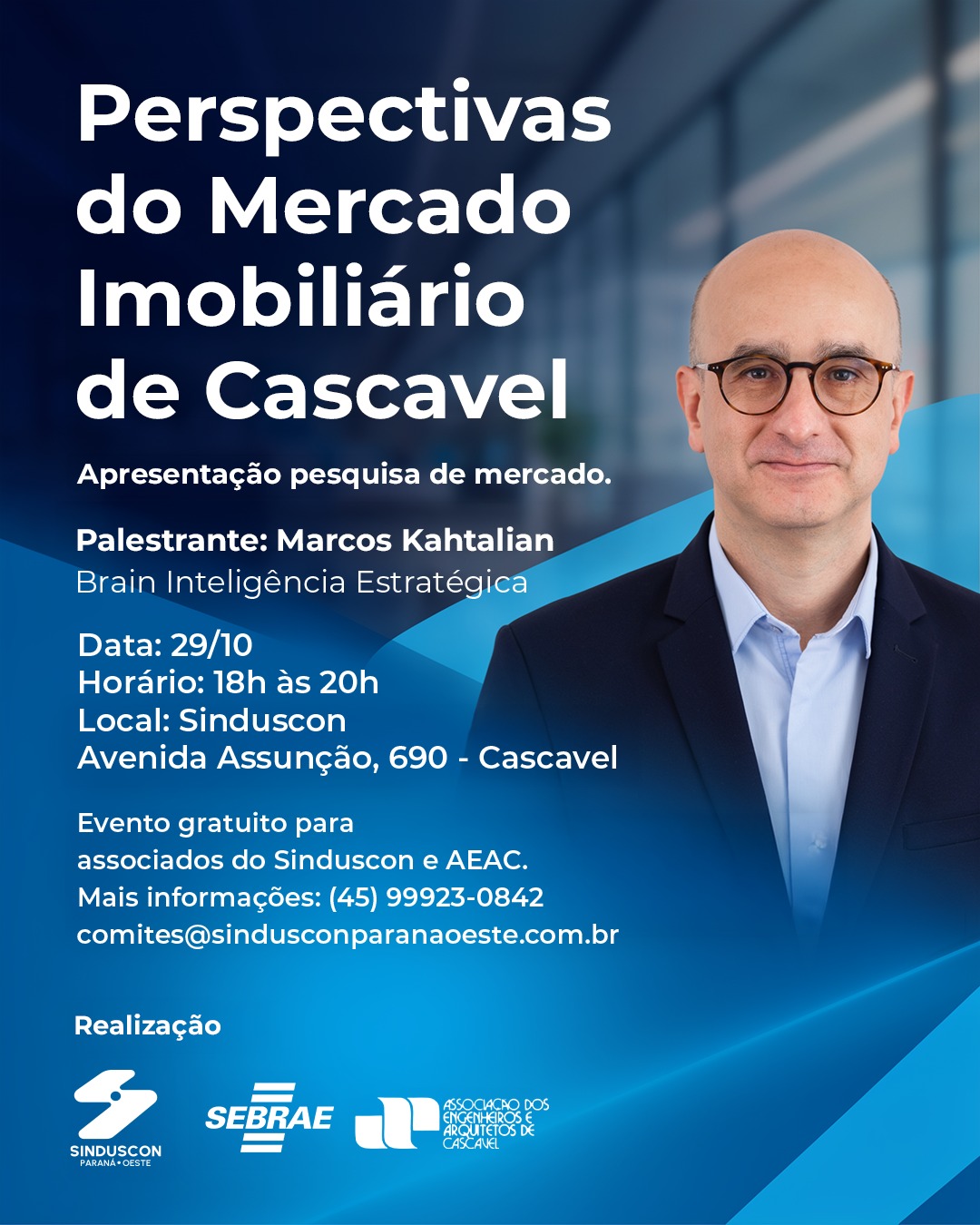 Evento:  PERSPECTIVAS DO  MERCADO IMOBILIÁRIO  - MARCOS KATHALIAN 