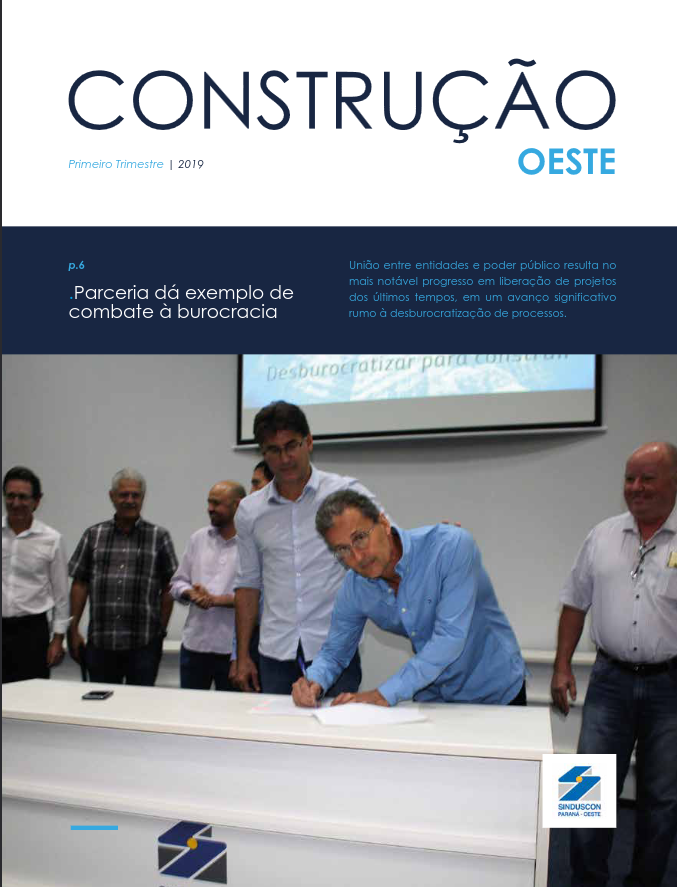 Revista Construção Oeste – Primeiro Trimestre 2019