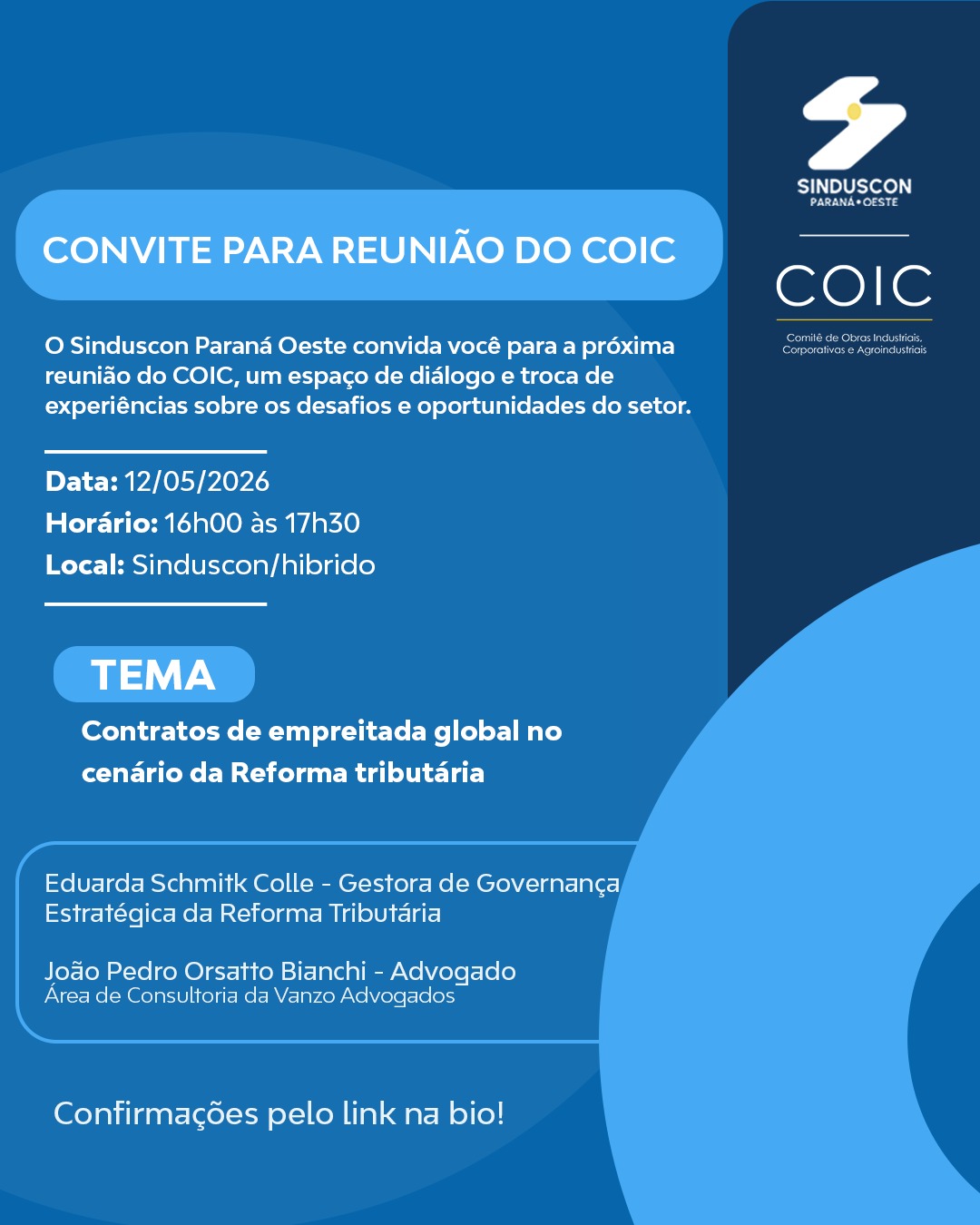 Evento: REUNIÃO COIC