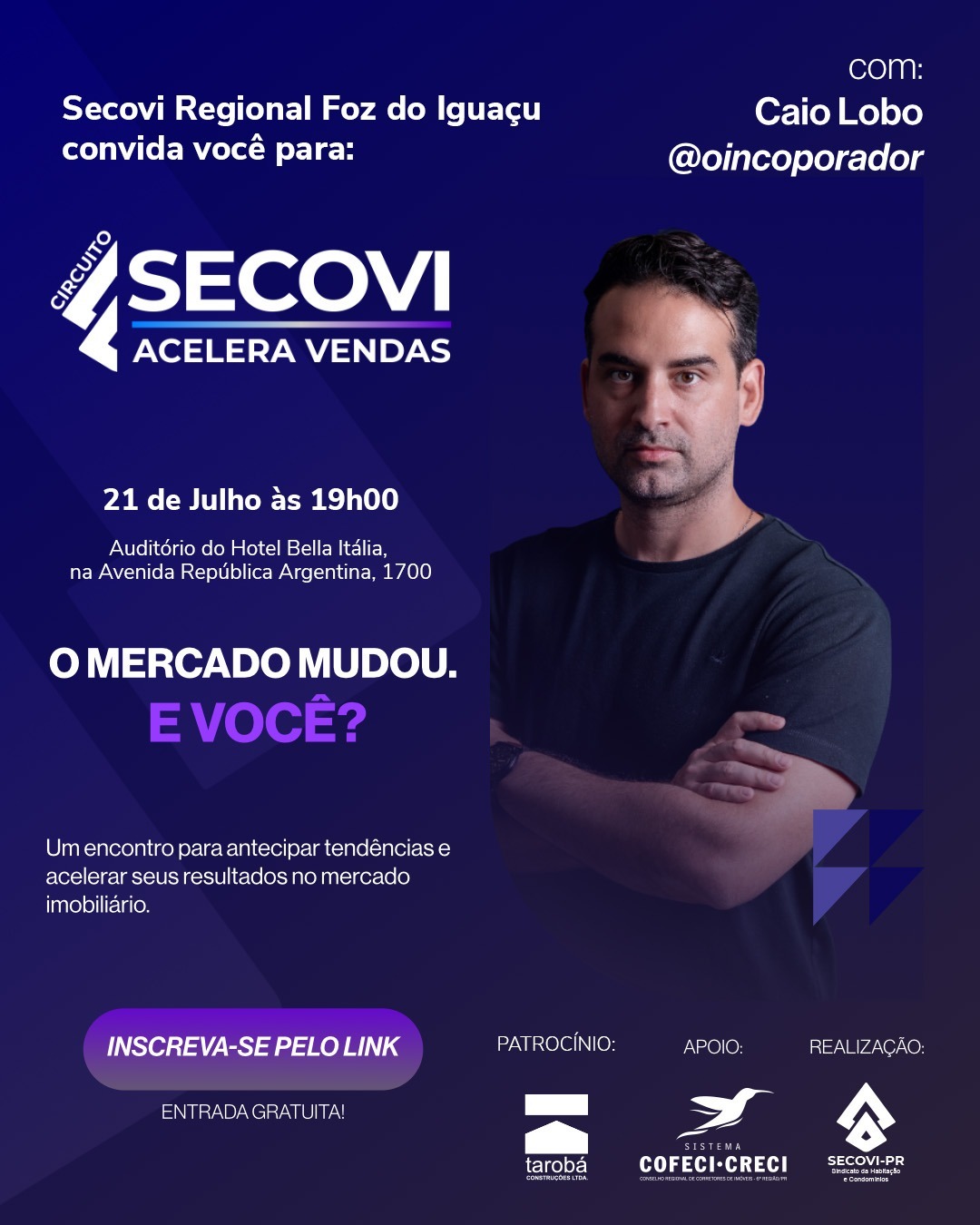 Evento: SECOVI Acelera Vendas - Foz do Iguaçu  