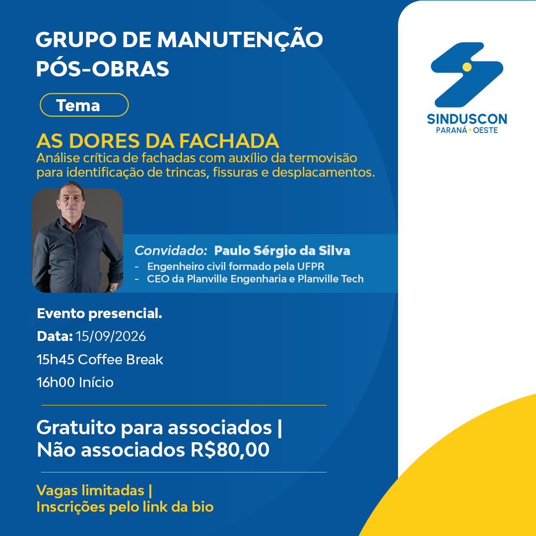 Evento: Encontro Manutenção Pós Obras