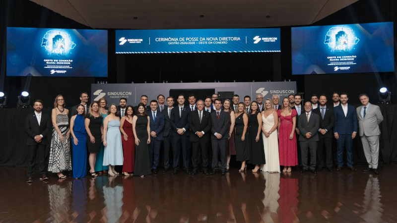 Banner: Sinduscon empossa nova diretoria e reforça compromisso com desenvolvimento