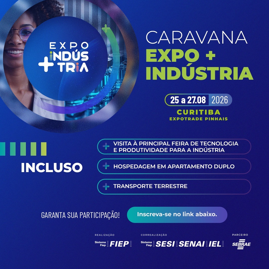 Banner: Caravana para a Expo + Indústria 2026 