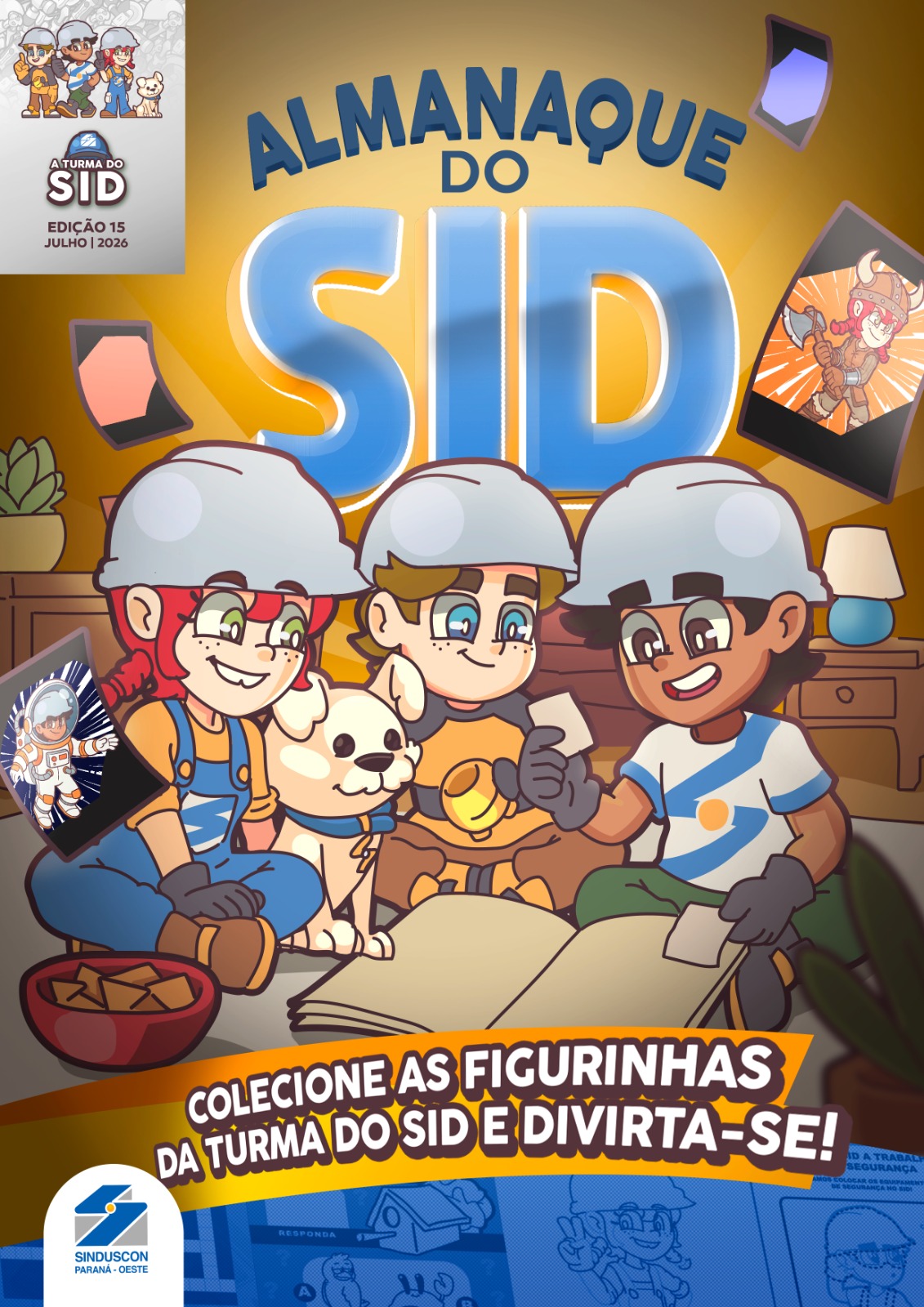 Banner: Almanaque Filhos da Construção leva diversão a canteiros 