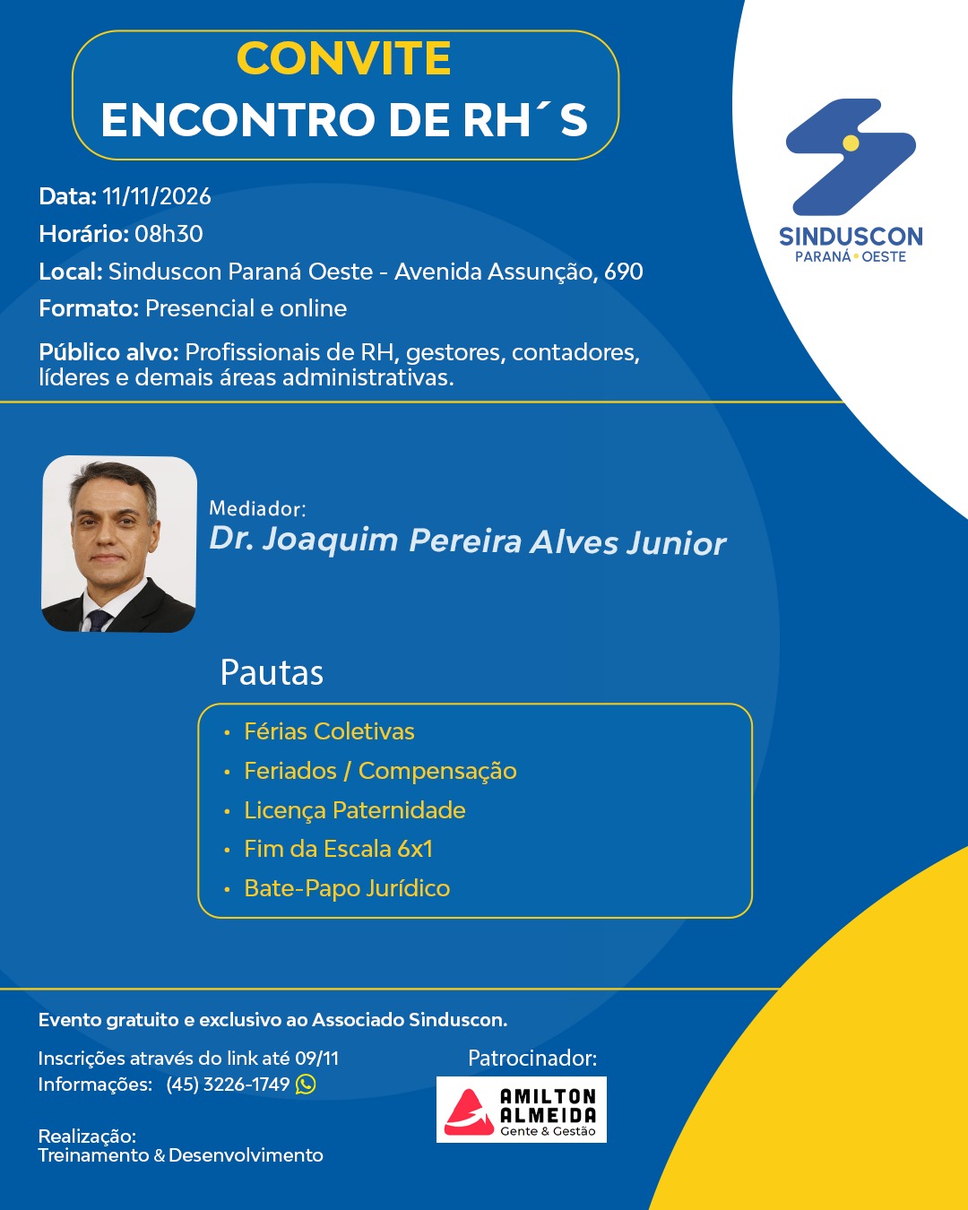 Banner: Último Encontro de RHs de 2026