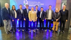 Ricardo Parzianello prestigia reunião da Cbic e aniversário do Sinduscon Paraná