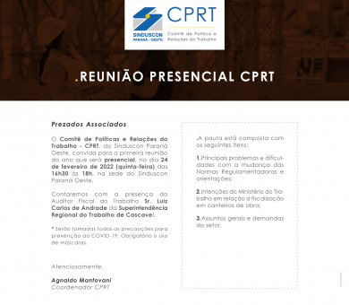 Mudanças nas Normas Regulamentadoras – Foz do Iguaçu 24-03-2022