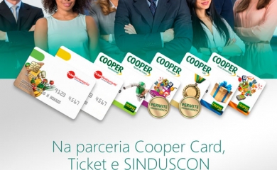 Sinduscon Parana Oeste e Coopercard/Ticket fazem parceria para Vale Alimentação