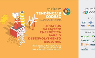 1ºFórum Desafios da Matriz Energética para Desenvolvimento Regional 