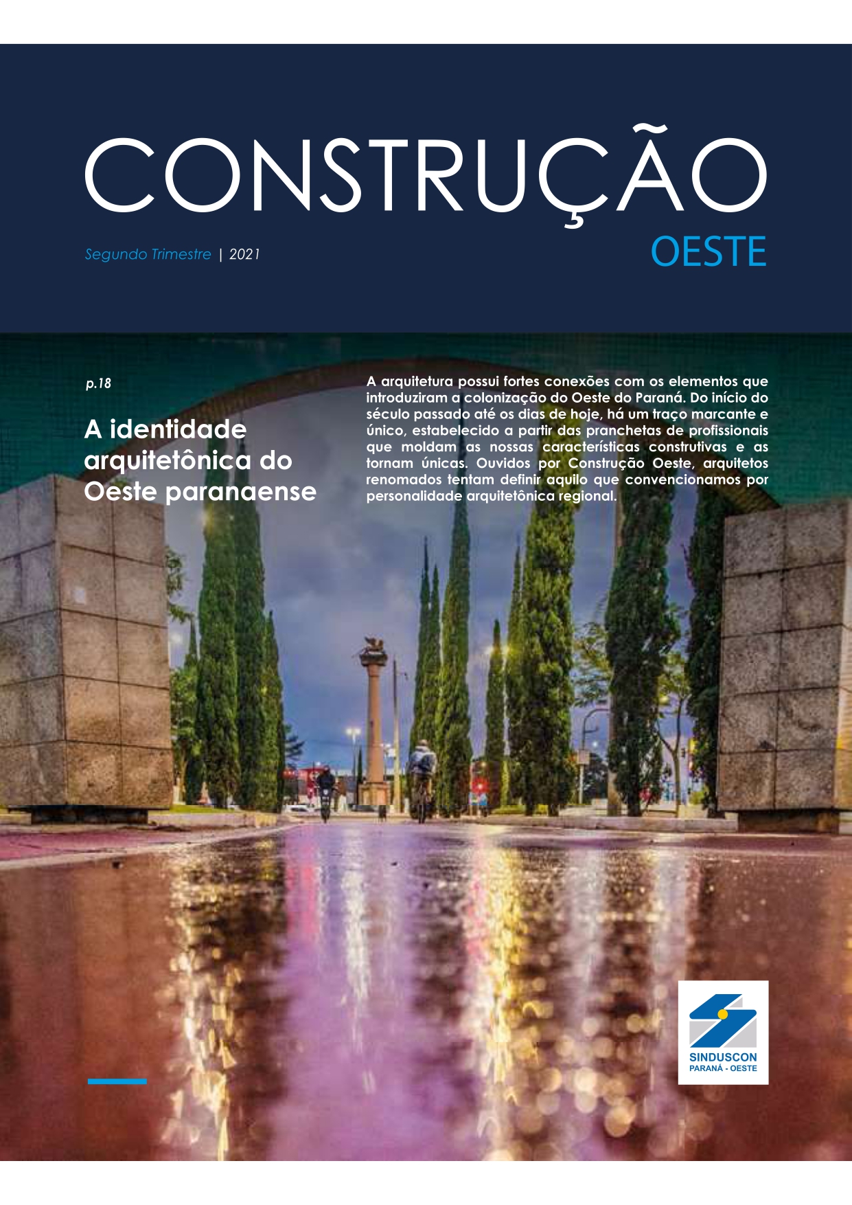 Banner: Segunda edição da Revista Construção Oeste 2021 já está disponível!!!