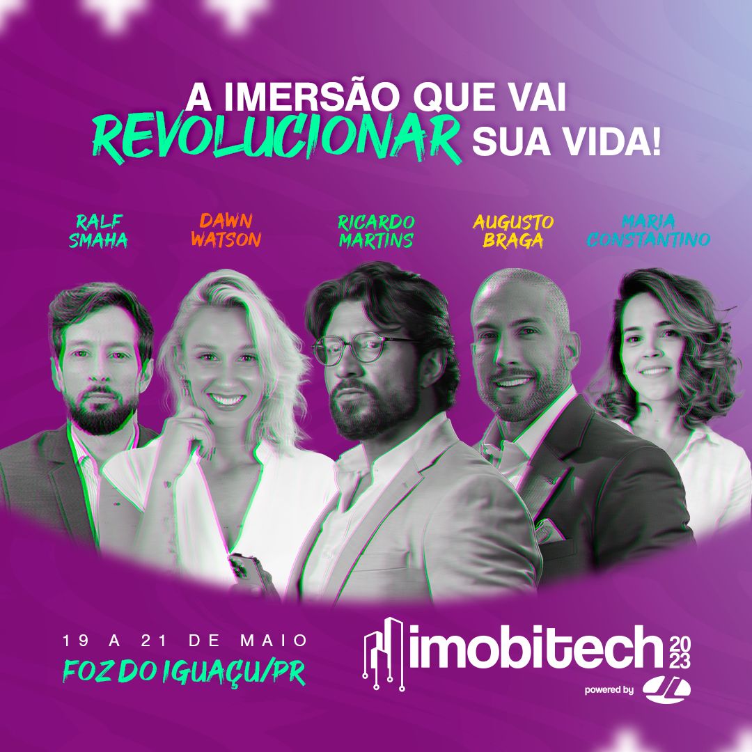 Banner: Ricardo Martins, o maior expositor imobiliário do país e considerado o maior treinador de profissionais do mercado imobiliário brasileiro, será um dos mentores da segunda edição do Imobitech