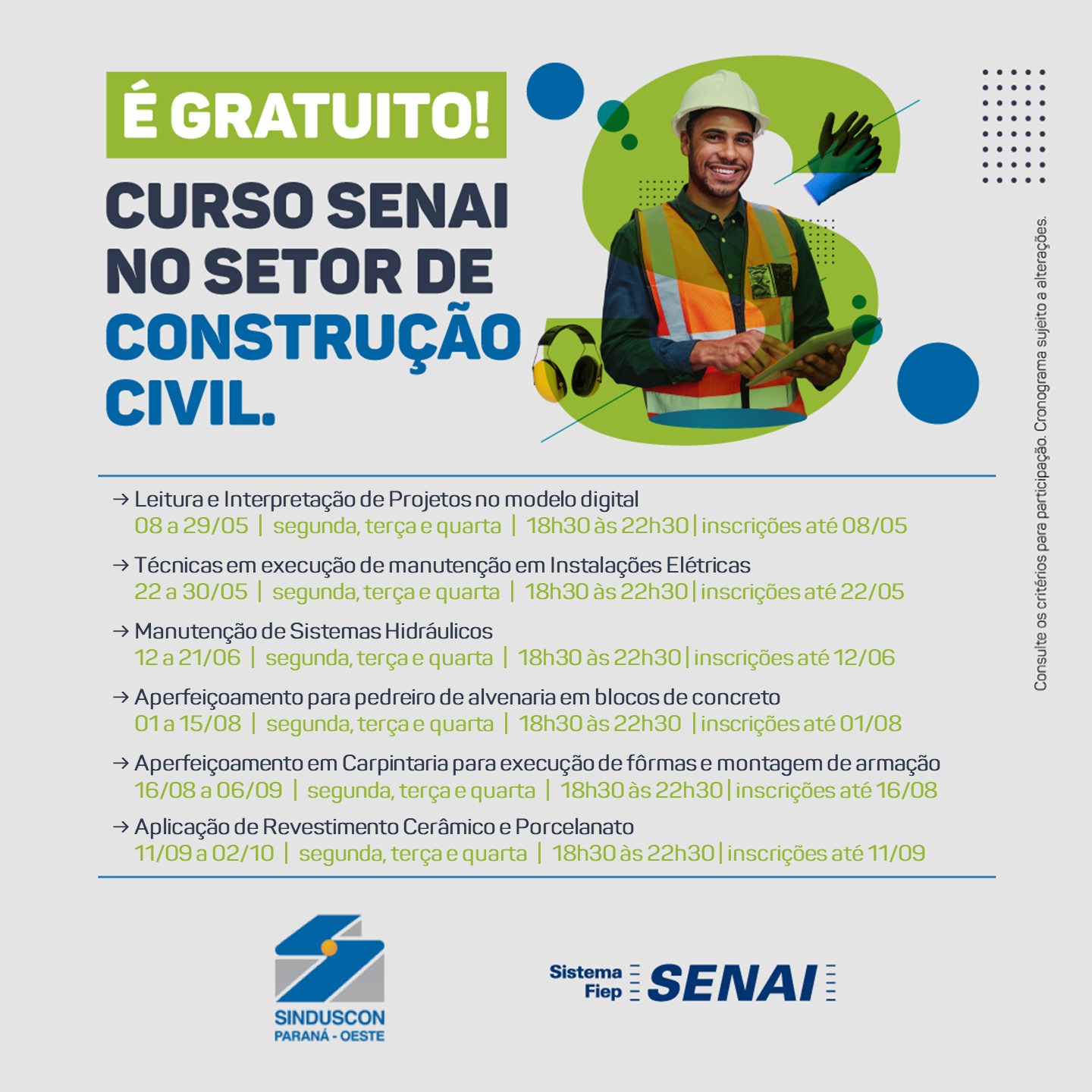 Banner: PROJETO TRILHAS DA CONSTRUÇÃO RETOMA ATIVIDADES PARA 2023