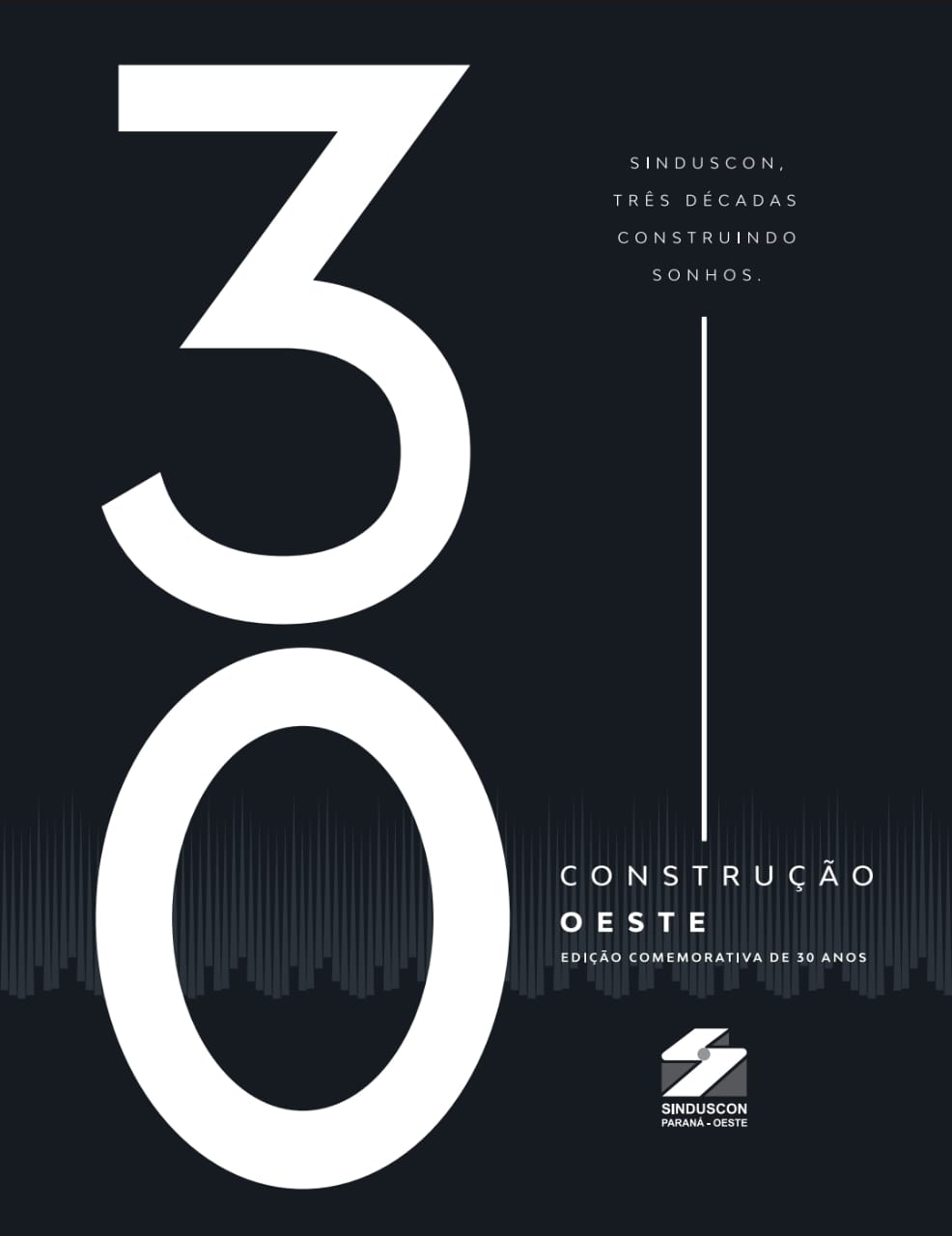 Banner: Revista especial narra trajetória dos  30 anos do Sinduscon Paraná Oeste