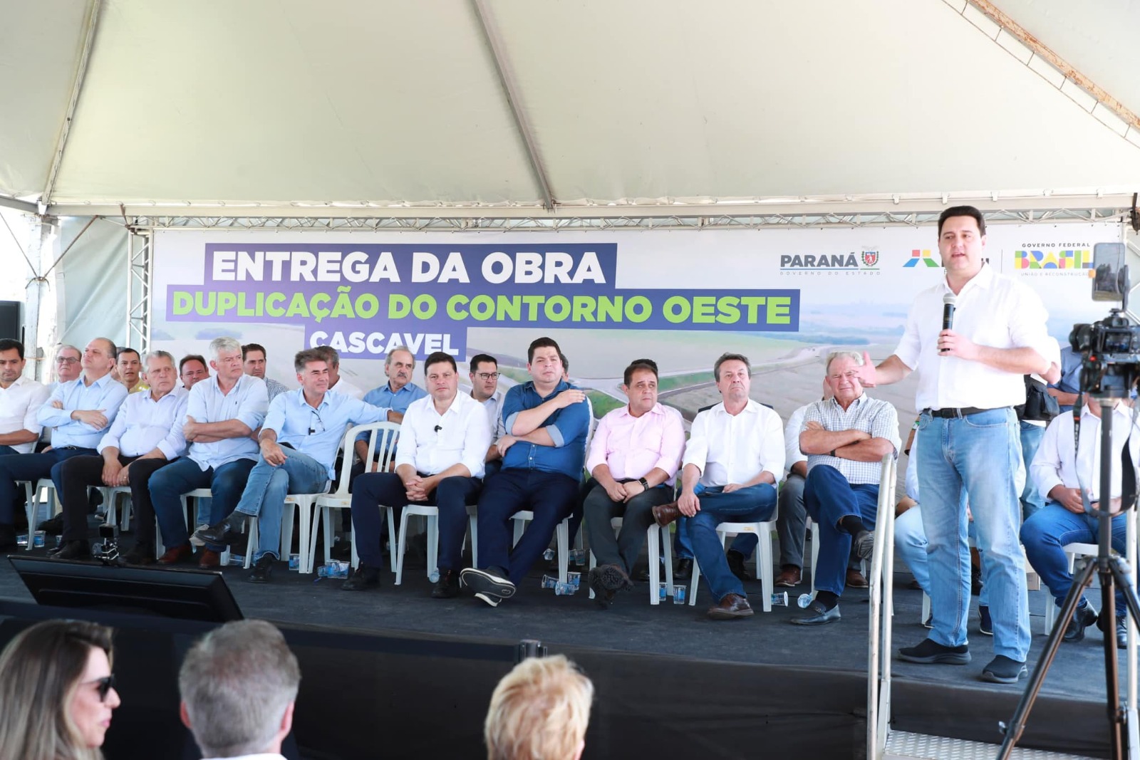 Banner: Sinduscon prestigia a entrega das obras do Contorno Oeste