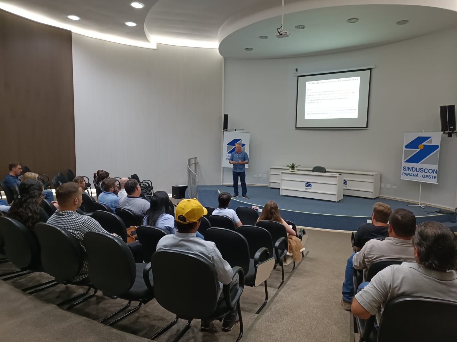 Banner: 2º Encontro de Segurança do Trabalho  tira dúvidas sobre trabalho em altura