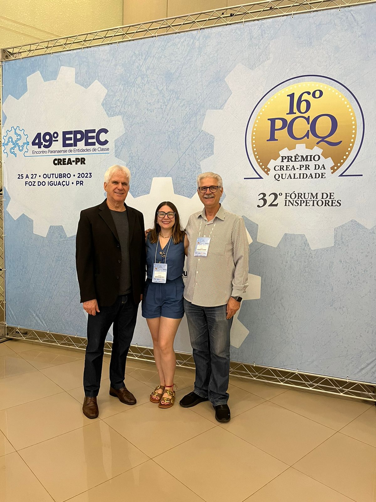 Banner: José Parzianello representa Sinduscon Paraná Oeste em evento do Crea-PR