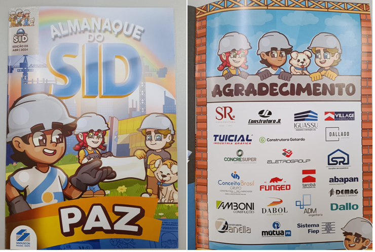 Banner: Almanaque aborda a importância da paz e os reflexos que conflitos geram