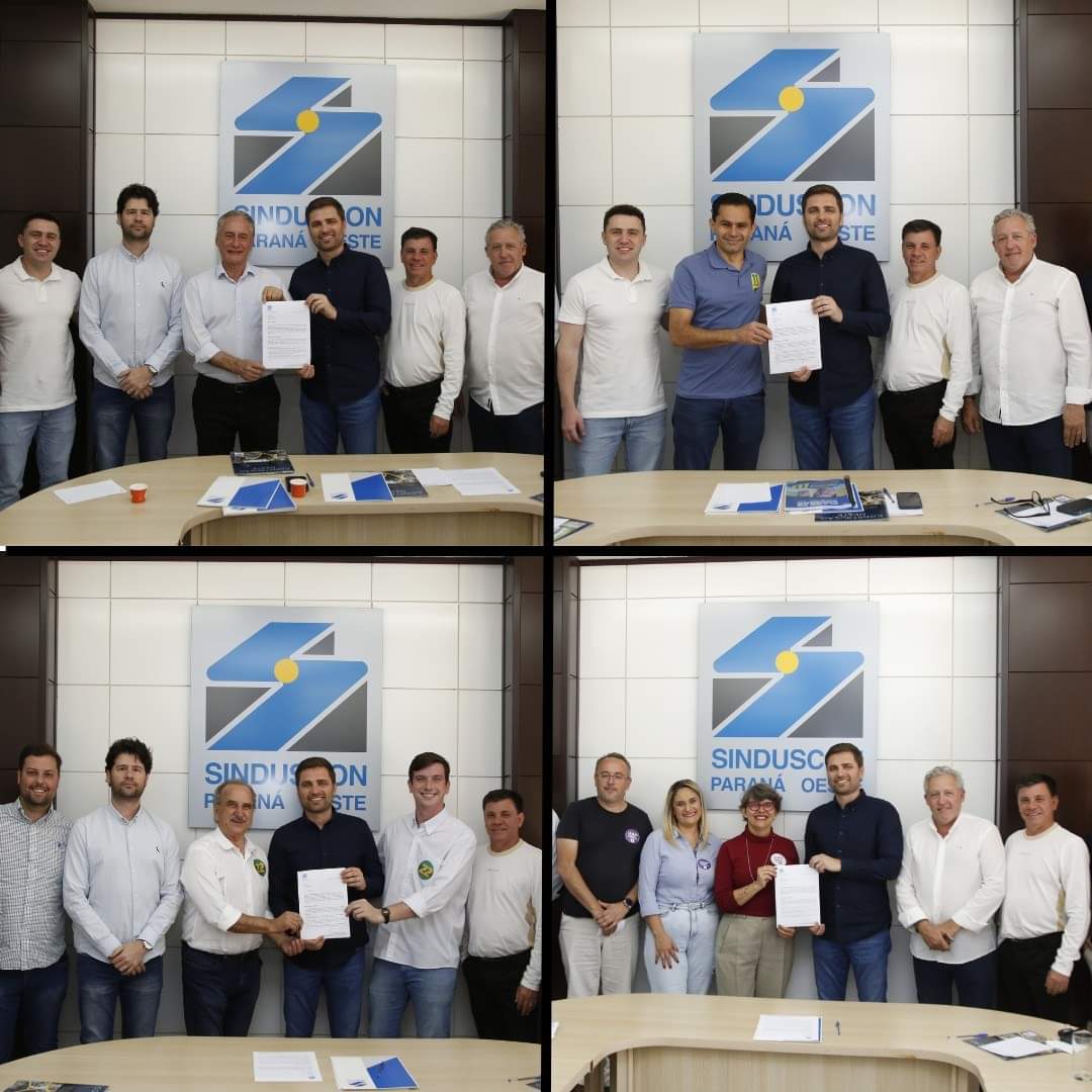 Banner: Sinduscon entrega Propostas aos candidatos a Prefeito de Cascavel
