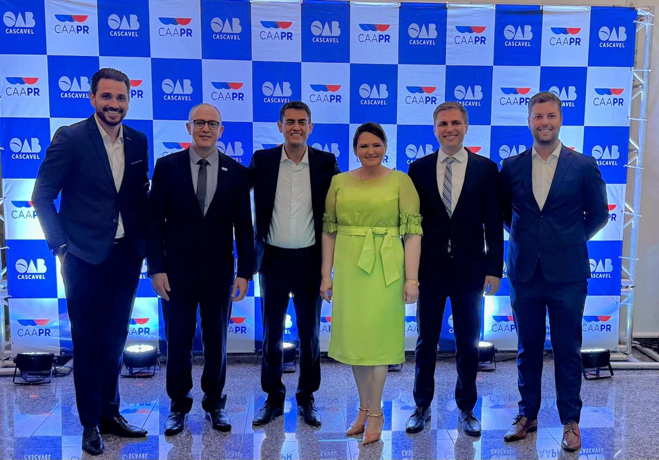 Banner: Sinduscon marca presença na posse da nova diretoria da OAB