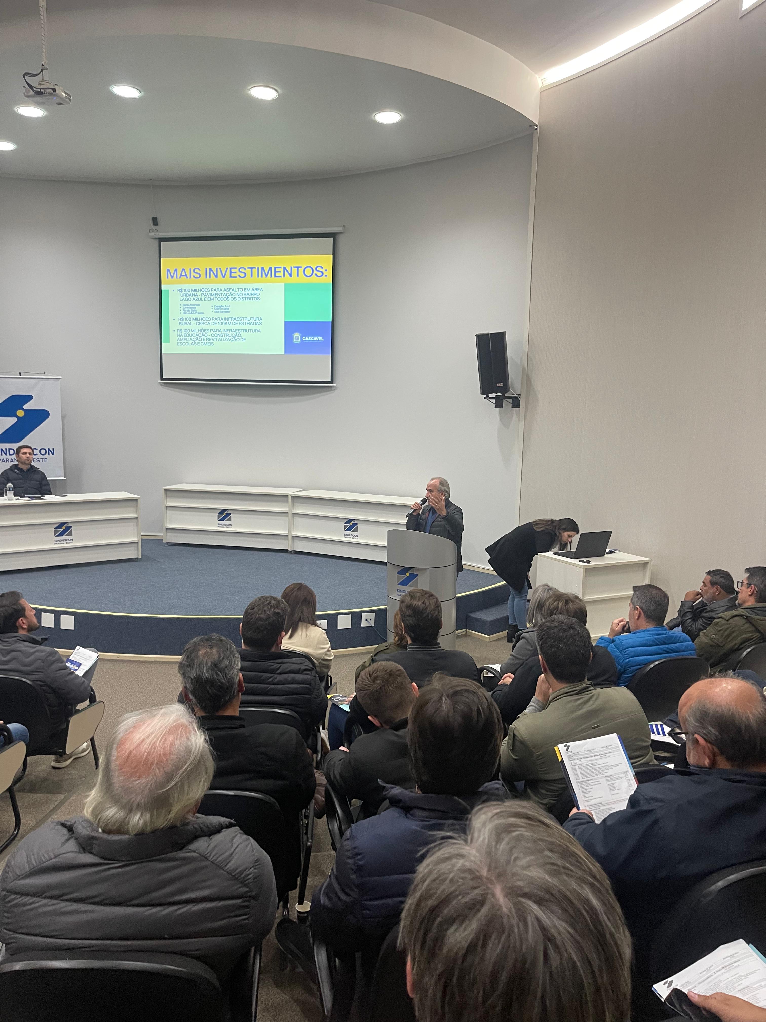 Banner: Parceria entre Sinduscon e Prefeitura de Cascavel fortalece setor da construção civil