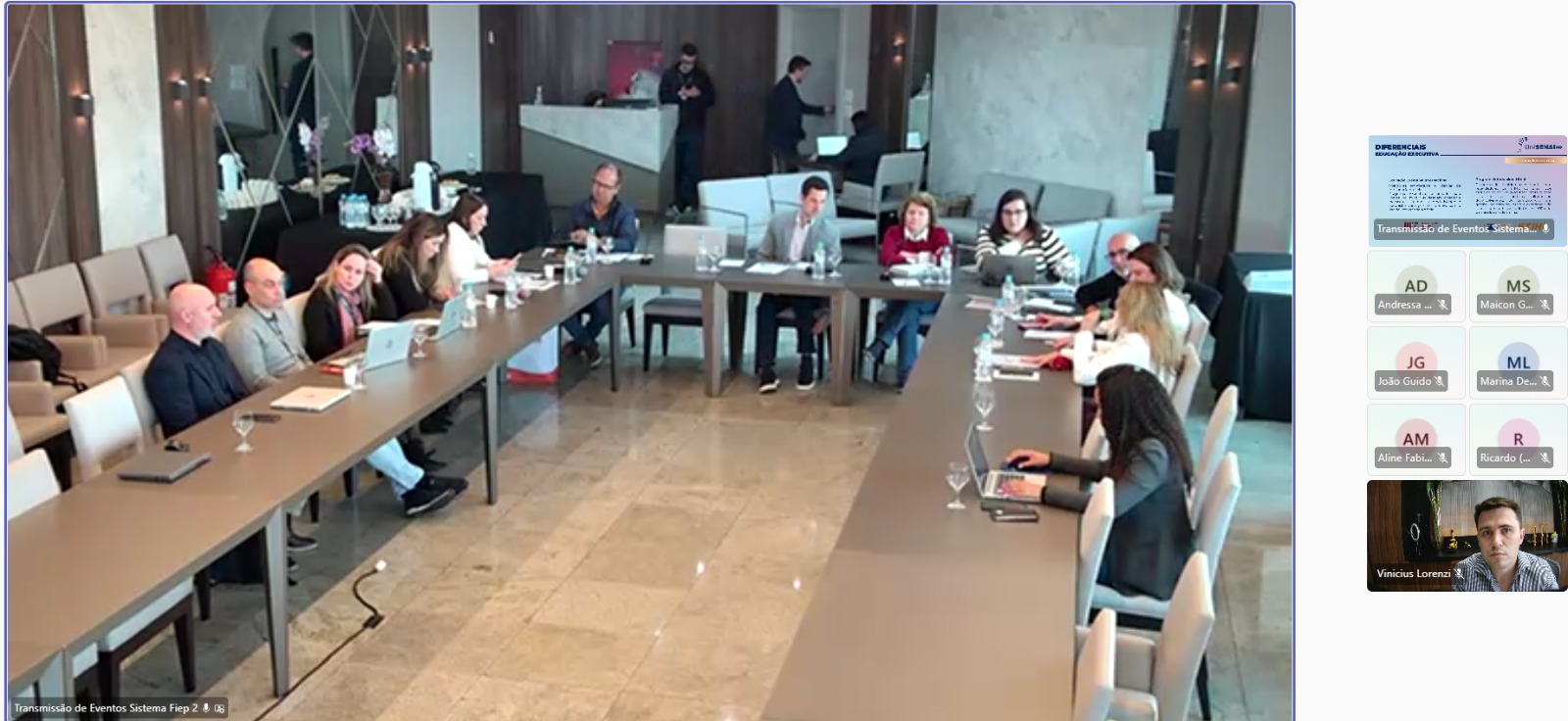 Banner: Sinduscon participa de reunião do Conselho Setorial da Indústria da Construção da Fiep